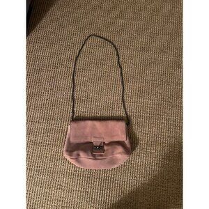 Free People Slouchey Suede Shoulder Crossbody Bag Pink Womens